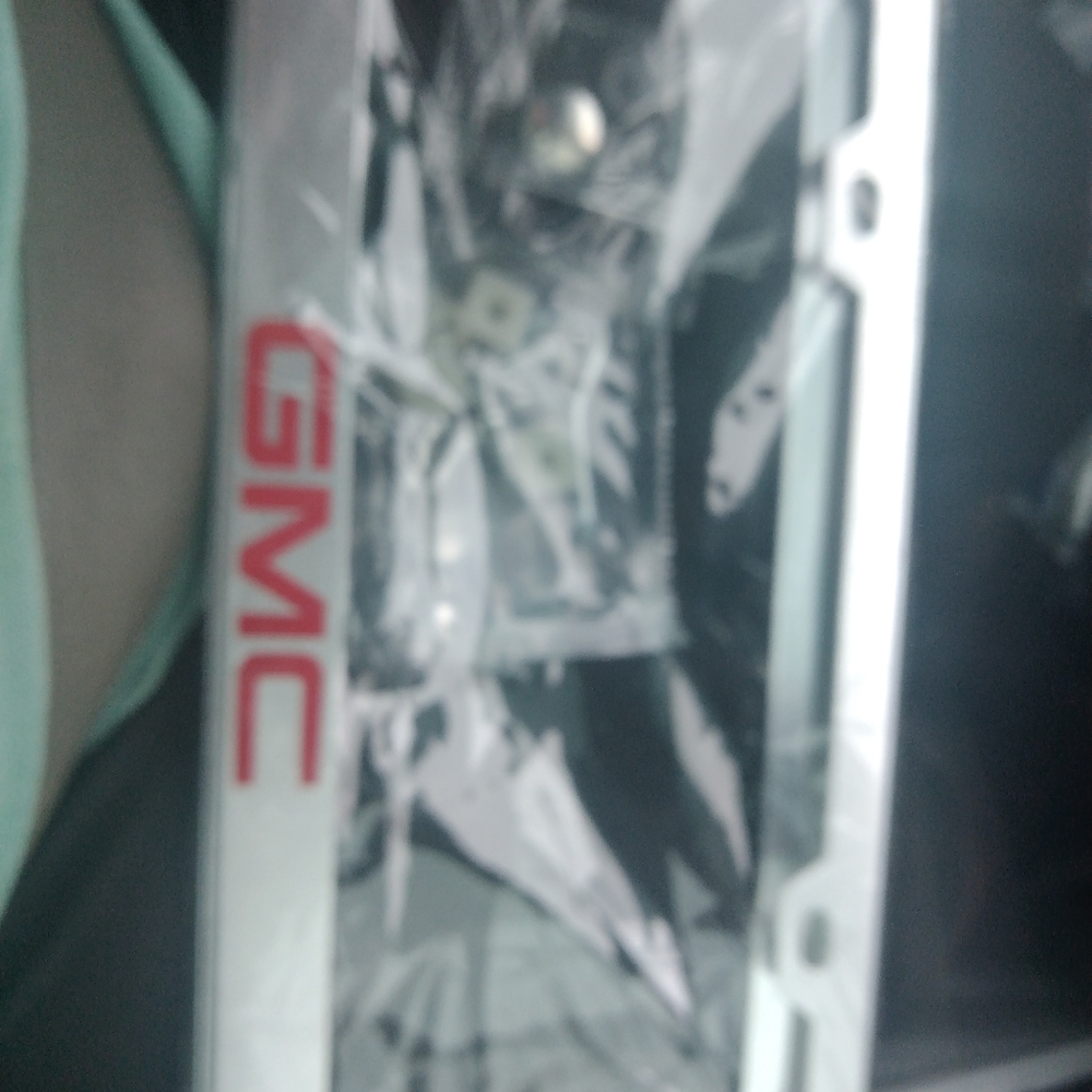 GMC tag new metal